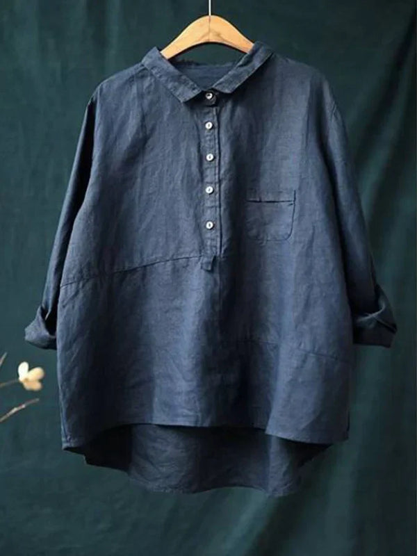 Aubrey | Linen Button-Up Shirt