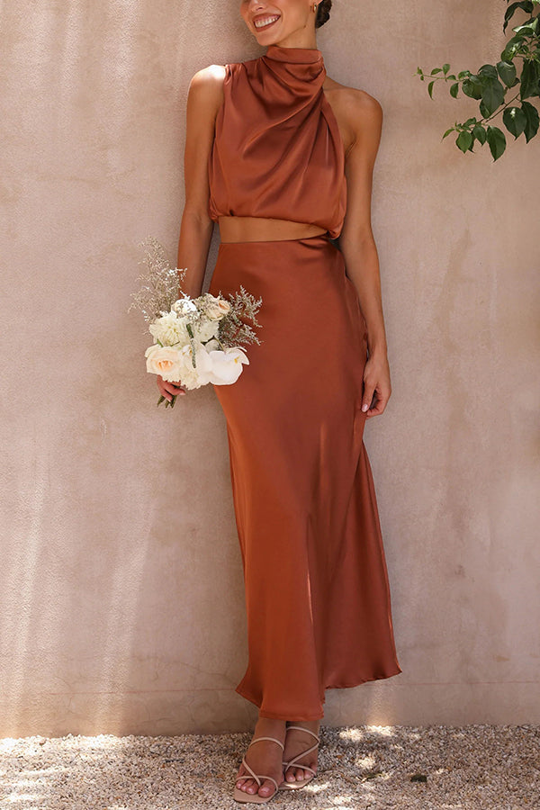 Flor | Satin Drape Set