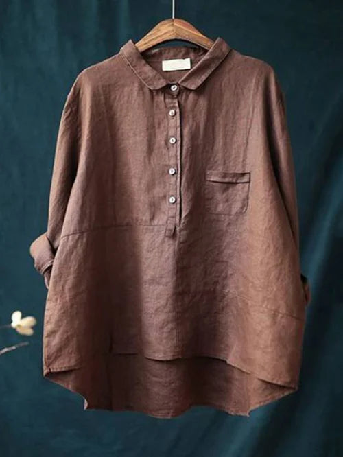 Aubrey | Linen Button-Up Shirt