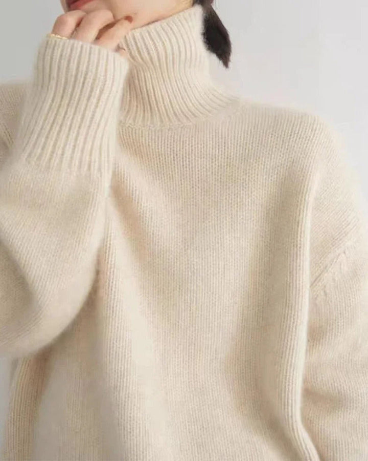 Anseline | Soft Knit Turtleneck Sweater