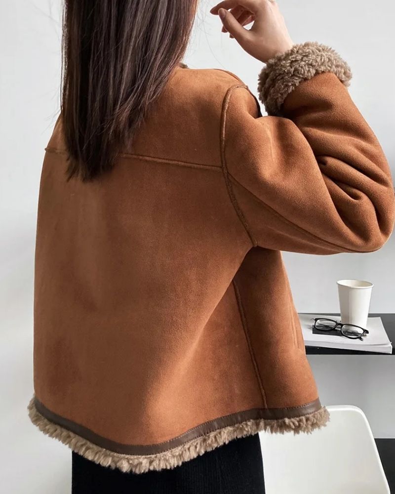 Isolde | Shearling Trim Jacket