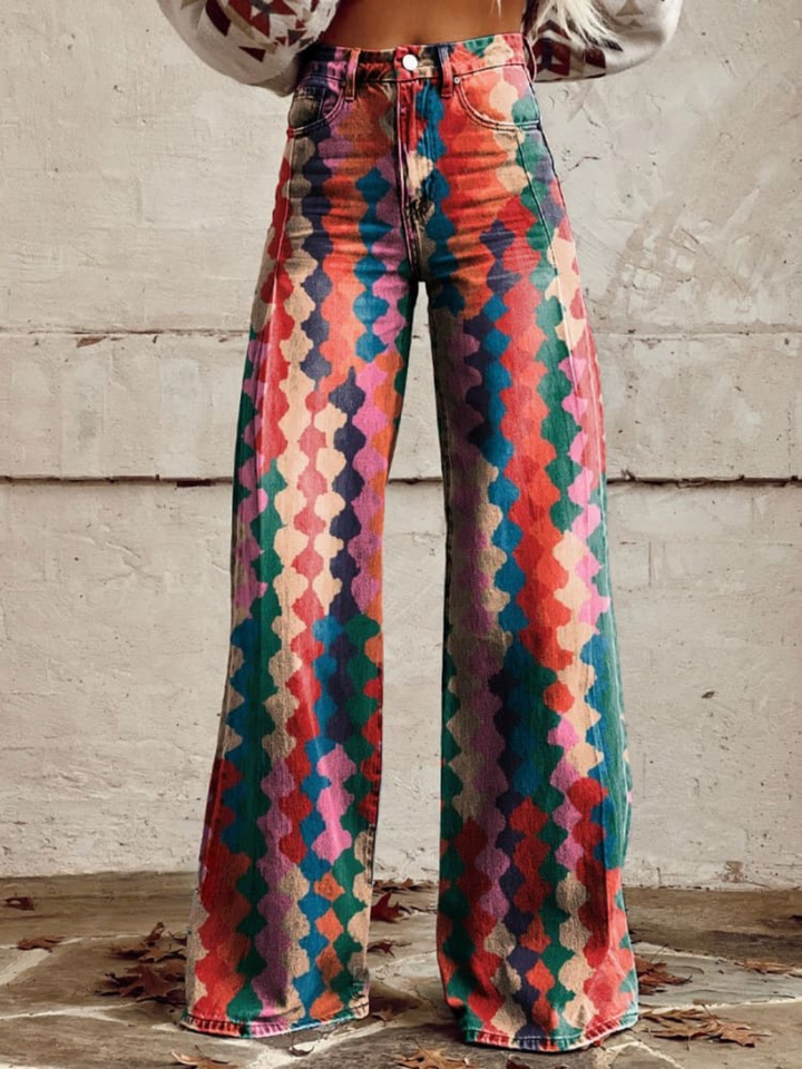 Solea | Kaleidoscope Wide-Leg Jeans