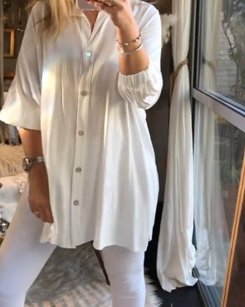 Claire | Relaxed Button-Up Tunic