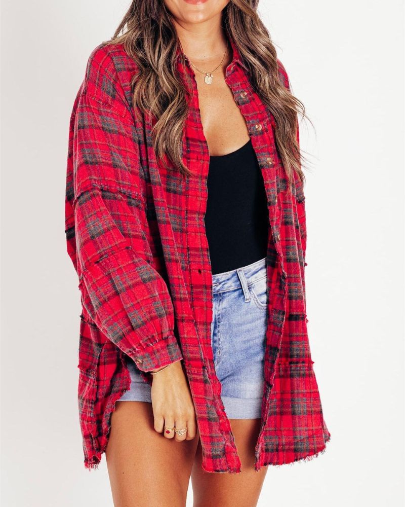 Harper | Plaid Oversized Shacket