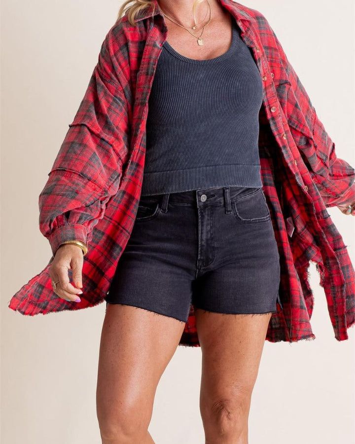 Harper | Plaid Oversized Shacket