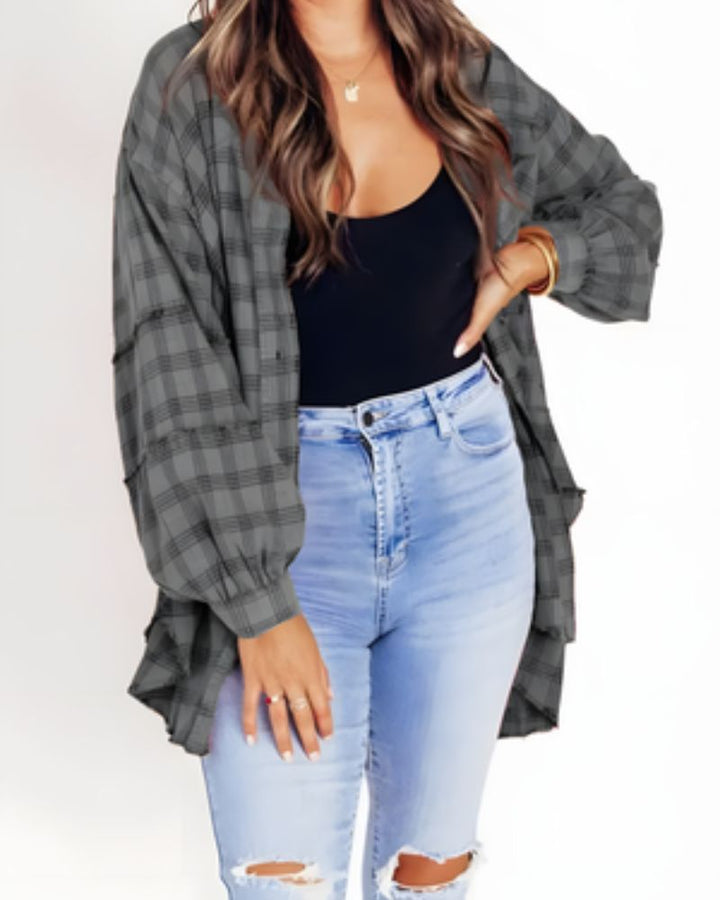 Harper | Plaid Oversized Shacket