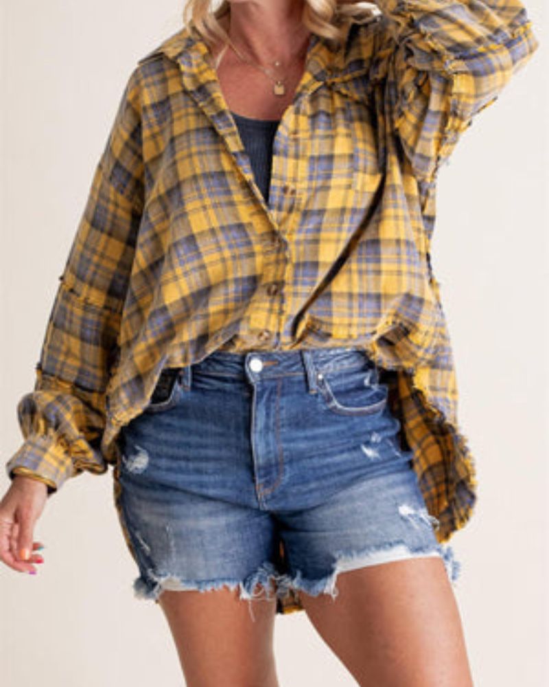 Harper | Plaid Oversized Shacket