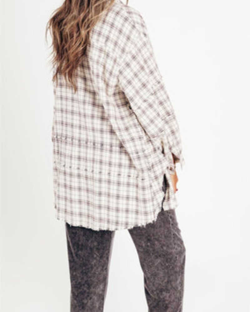 Harper | Plaid Oversized Shacket