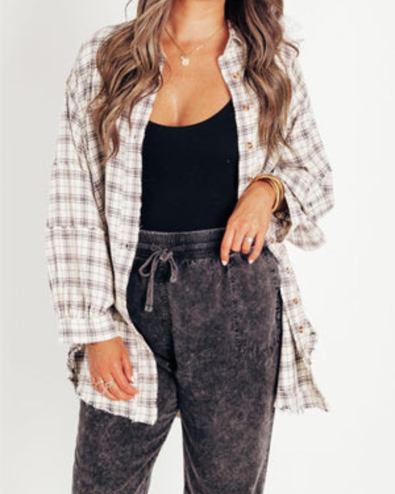 Harper | Plaid Oversized Shacket