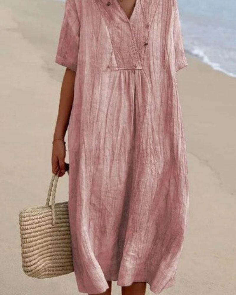 Lior | Linen Kaftan Dress