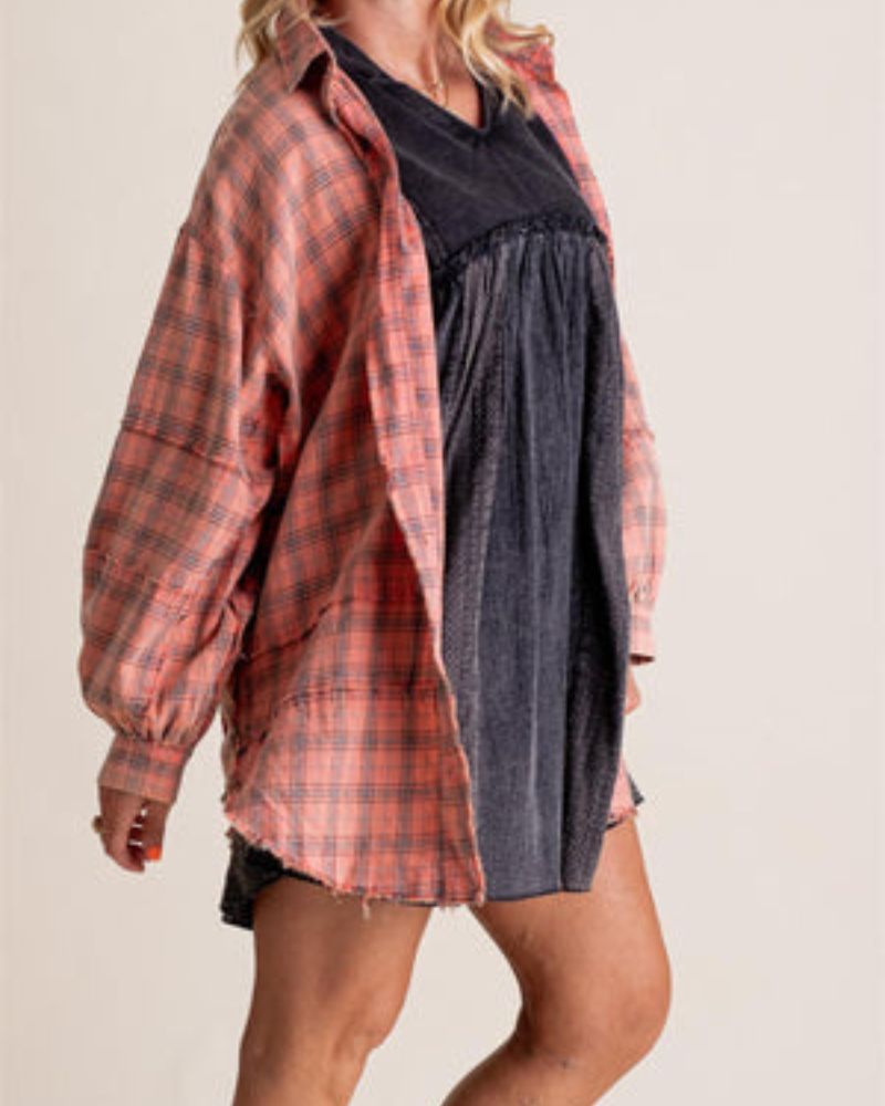 Harper | Plaid Oversized Shacket