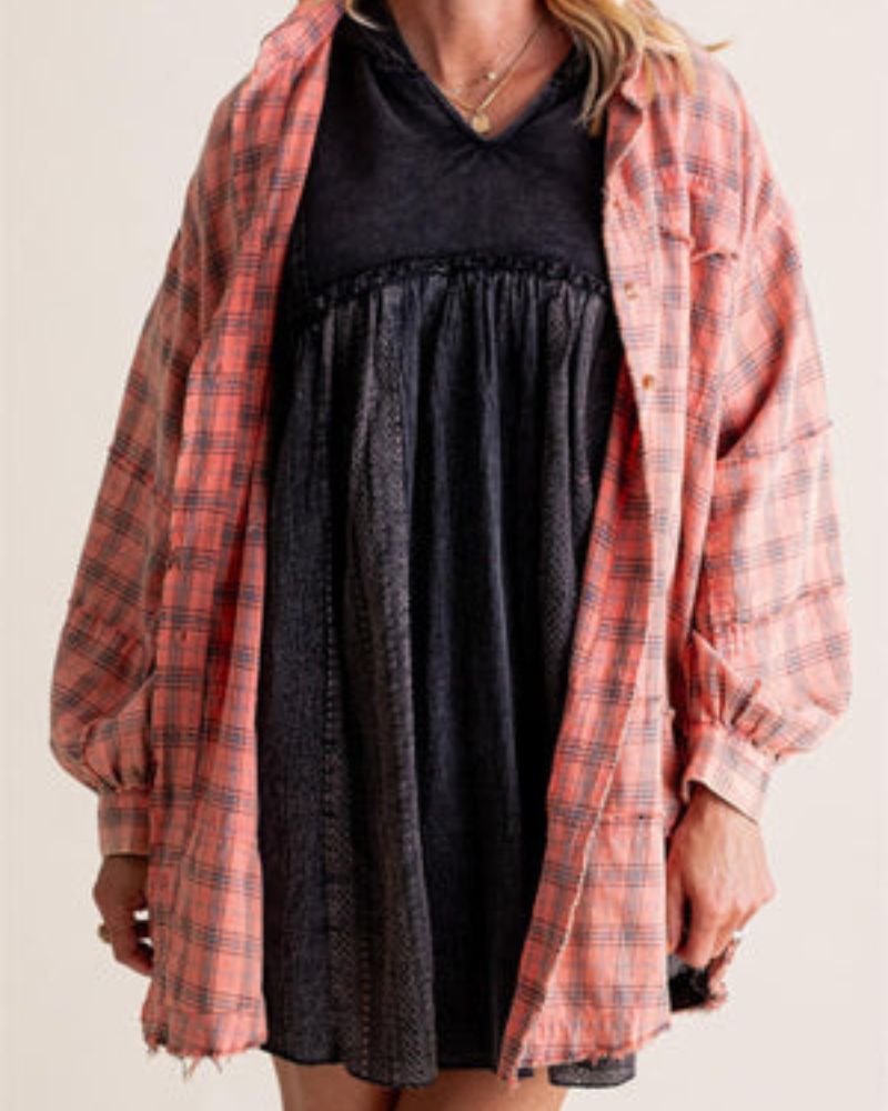 Harper | Plaid Oversized Shacket