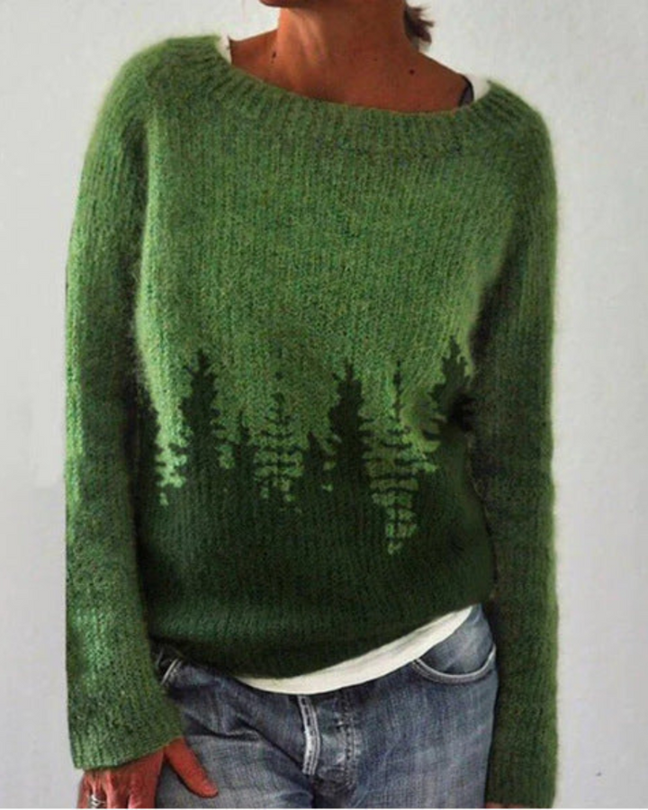 Sylvie | Forest Knit Sweater