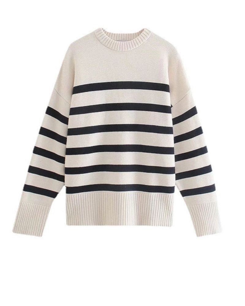 Greta | Striped Knit Sweater