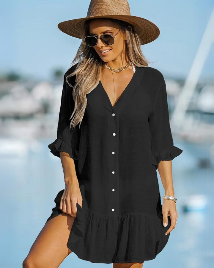 Lyra | Beach Shirt Dress