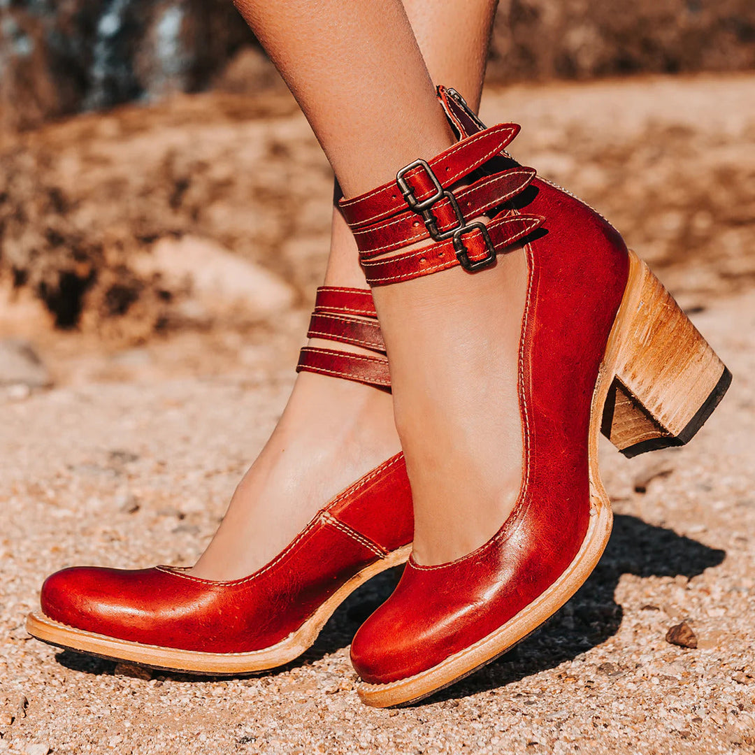 Isolde | Vintage Cutout Ankle Boots