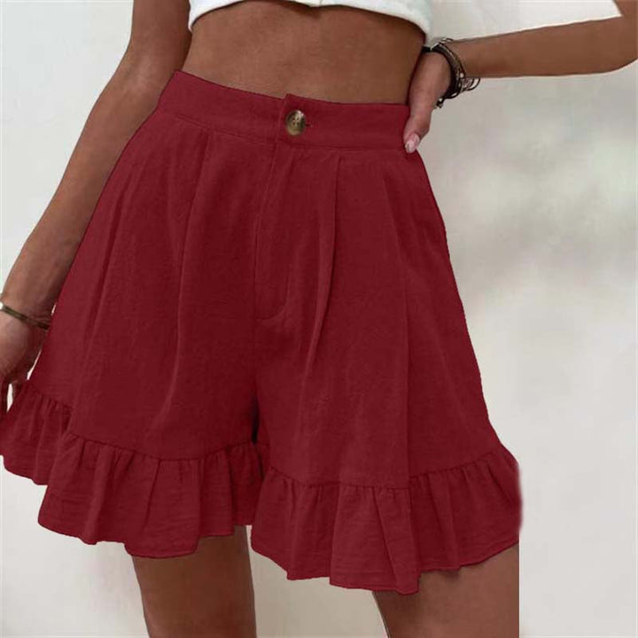 Lunara | Ruffle Hem Shorts