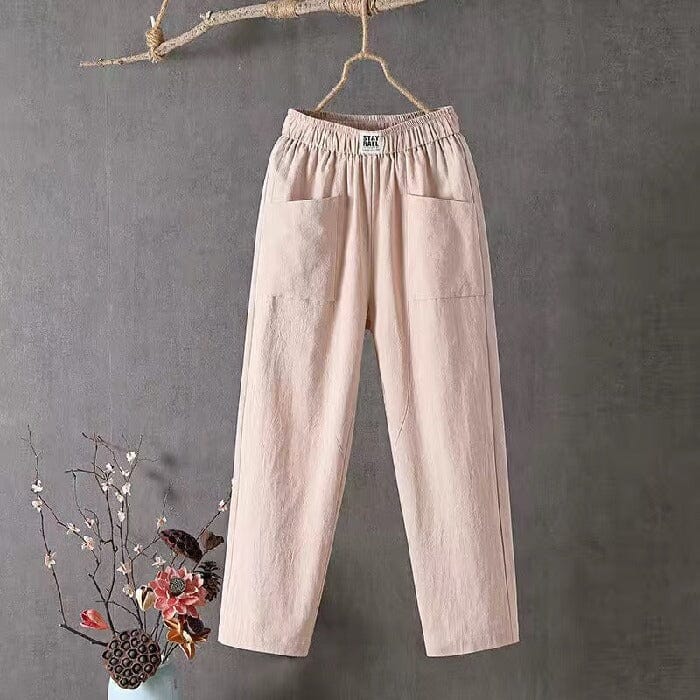 Sylvara | Minimalist Cotton Trousers