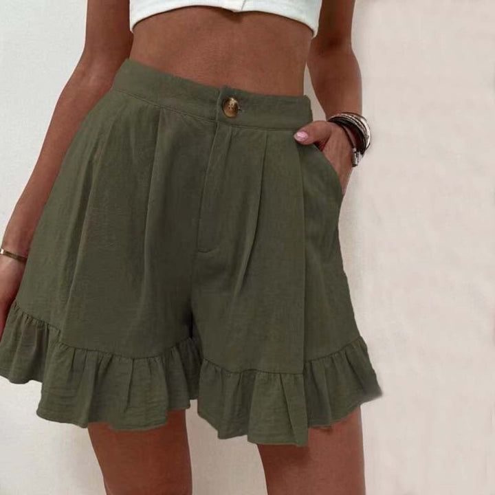 Lunara | Ruffle Hem Shorts