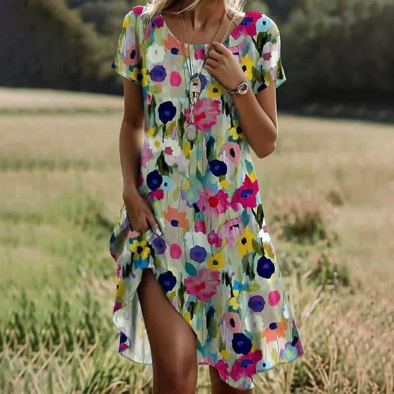 Zlata | Vibrant Floral Dress