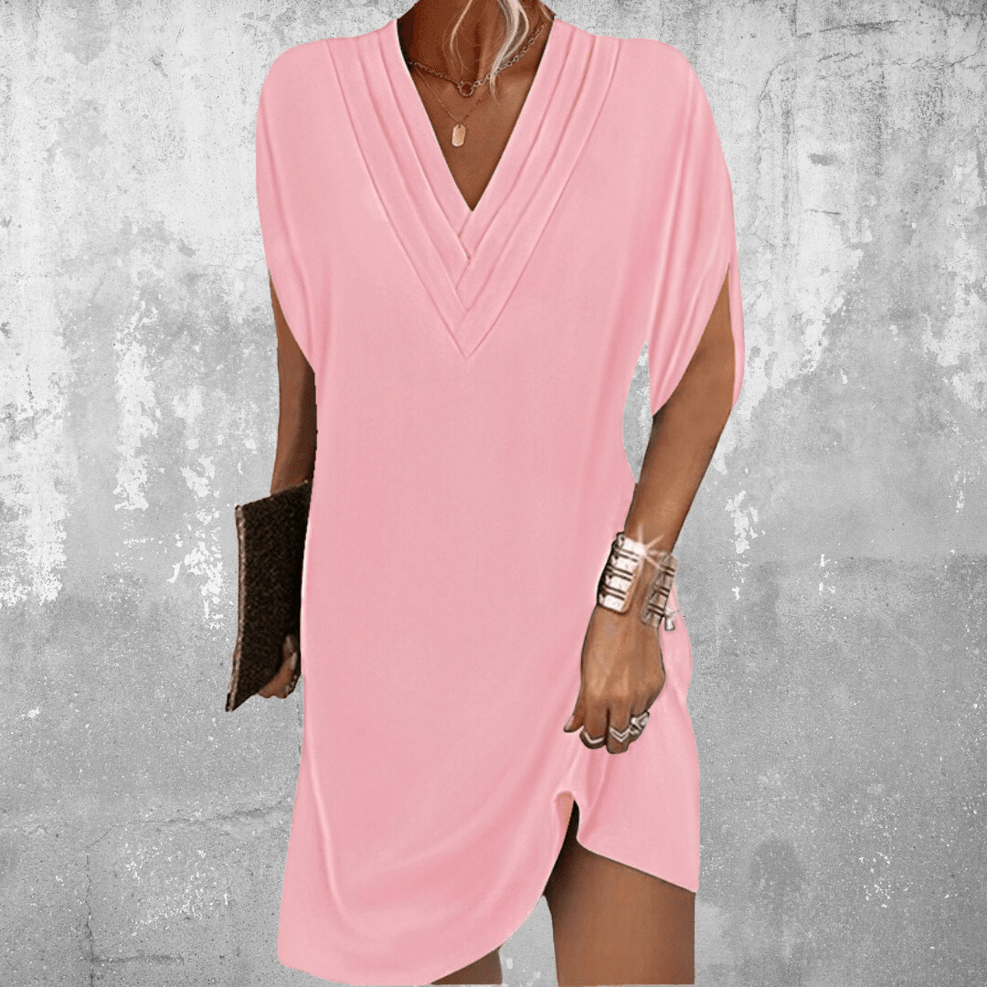 Lena | V-Neck Shift Dress