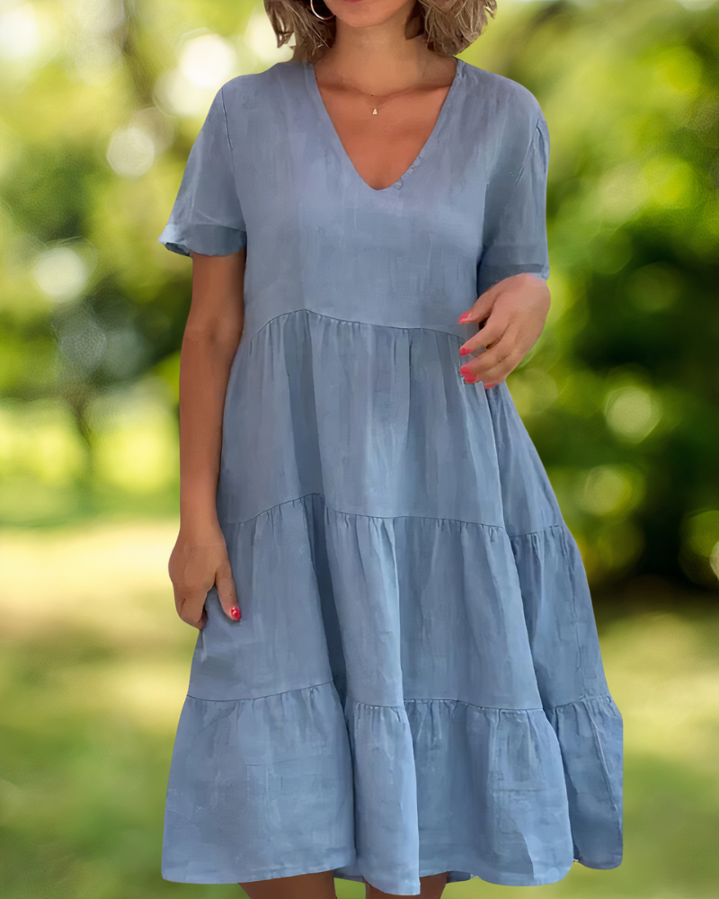 Gabriella | Flowy V-Neck Dress