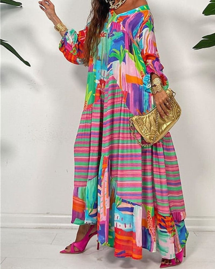 Ffion | Vibrant Maxi Dress