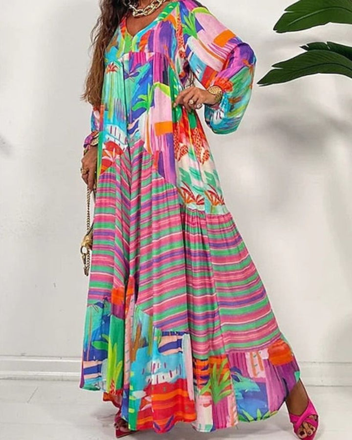 Ffion | Vibrant Maxi Dress