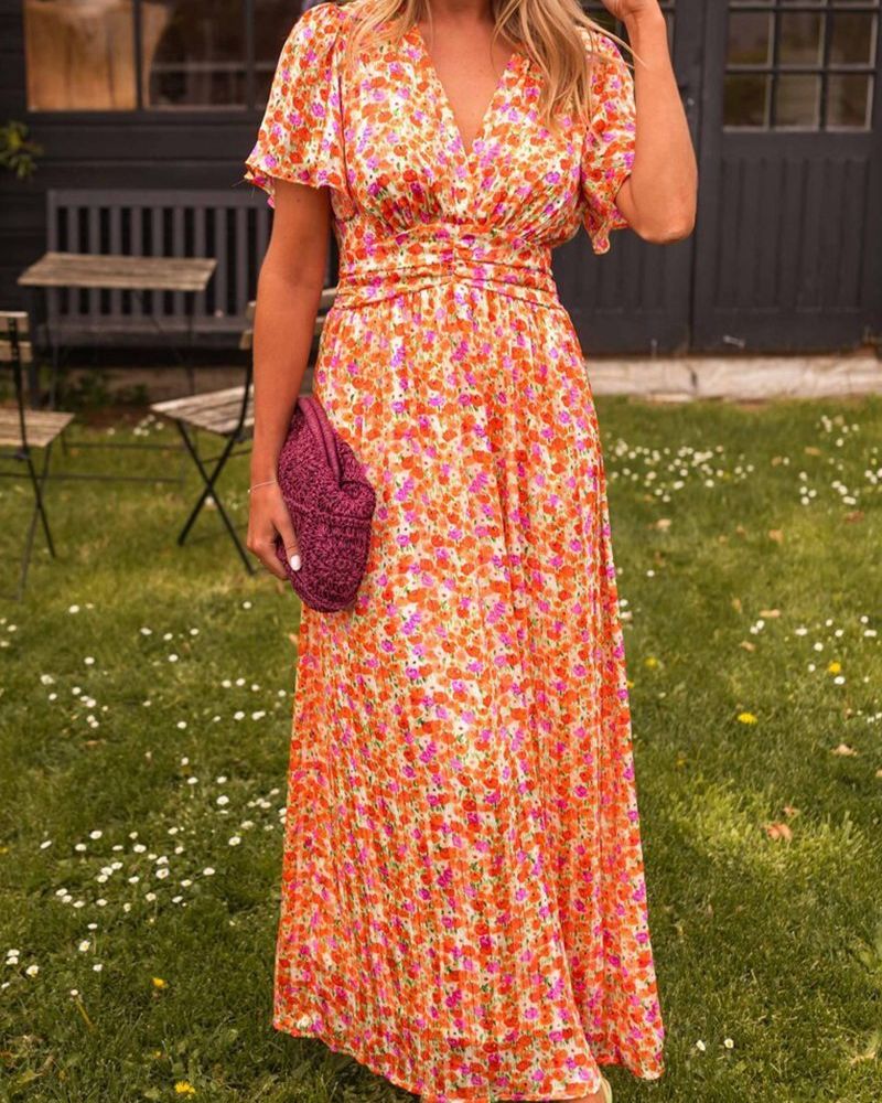 Valeria | Floral Wrap Maxi Dress