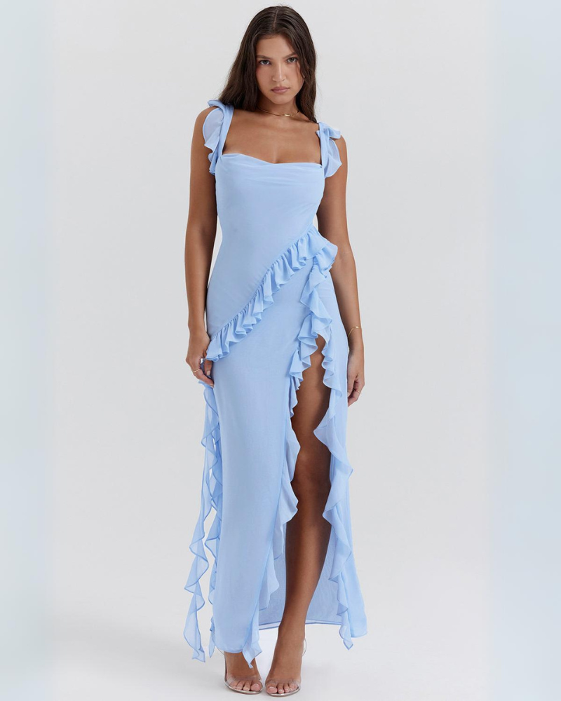 Chiara | Ruffled Maxi Dress