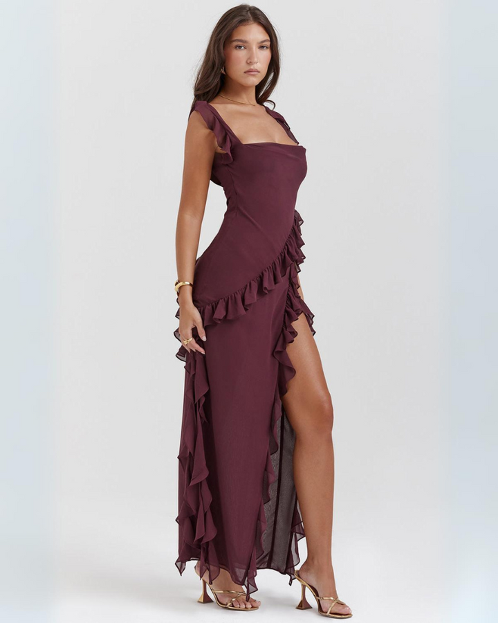 Chiara | Ruffled Maxi Dress