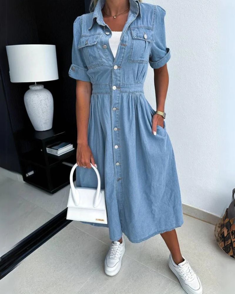 Giada | Denim Shirt Dress