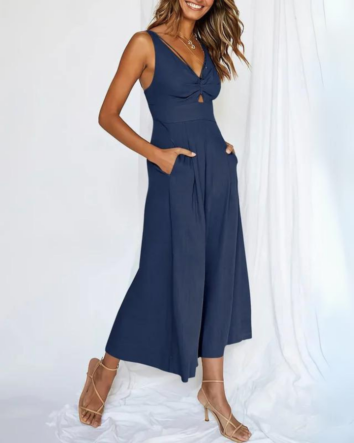 Zyrella | Elegant Wide-Leg Jumpsuit