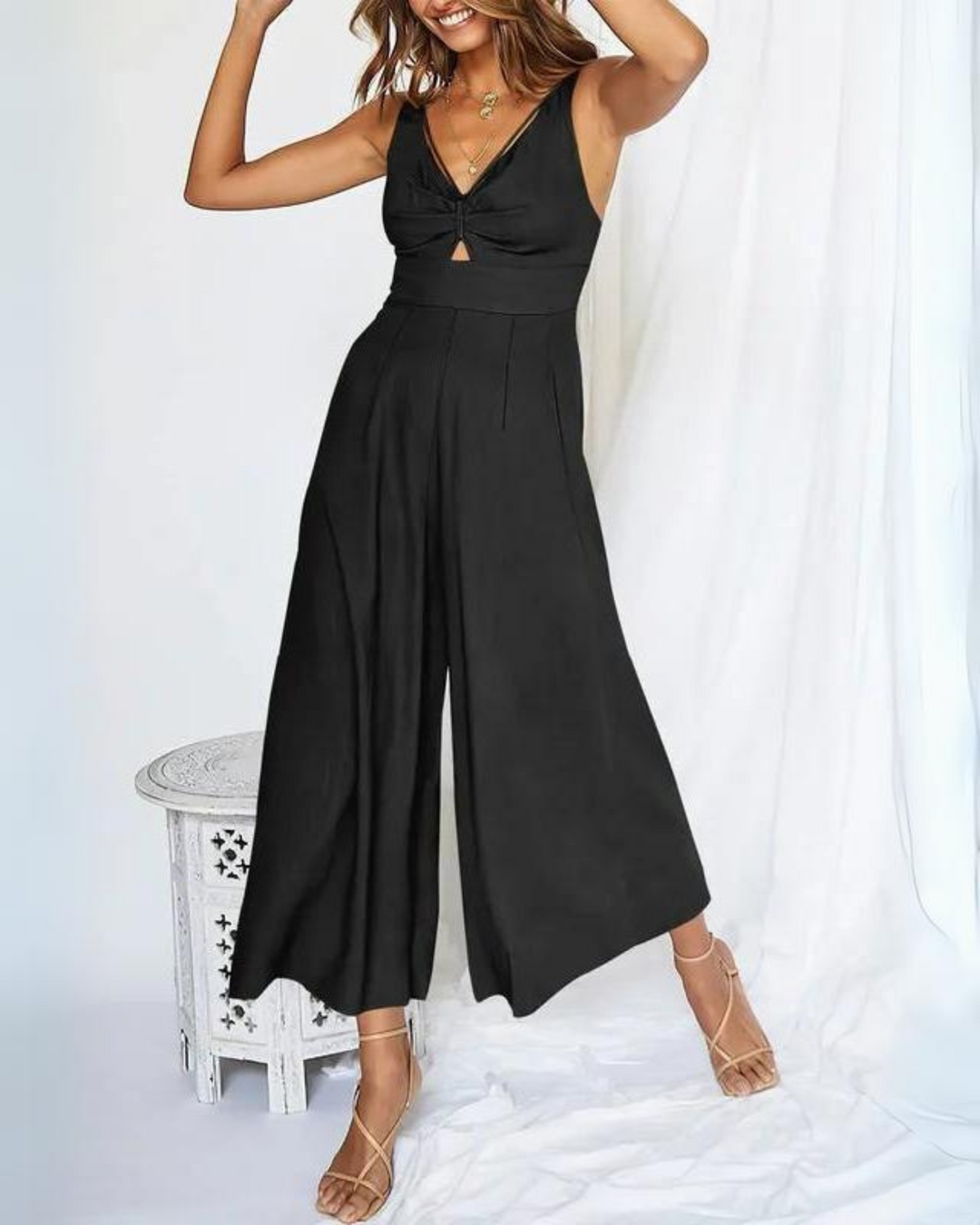 Zyrella | Elegant Wide-Leg Jumpsuit