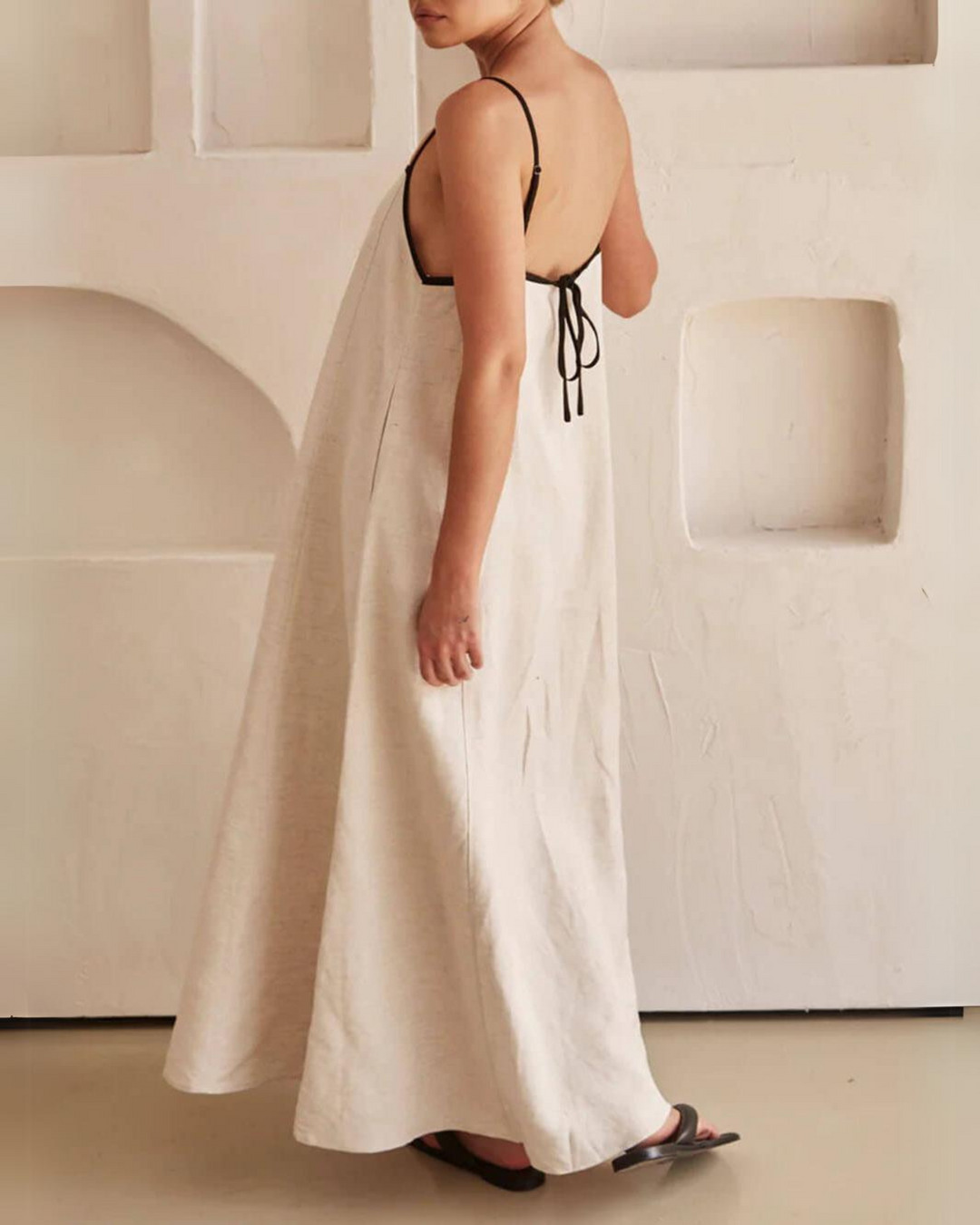 Selini | Linen Maxi Dress