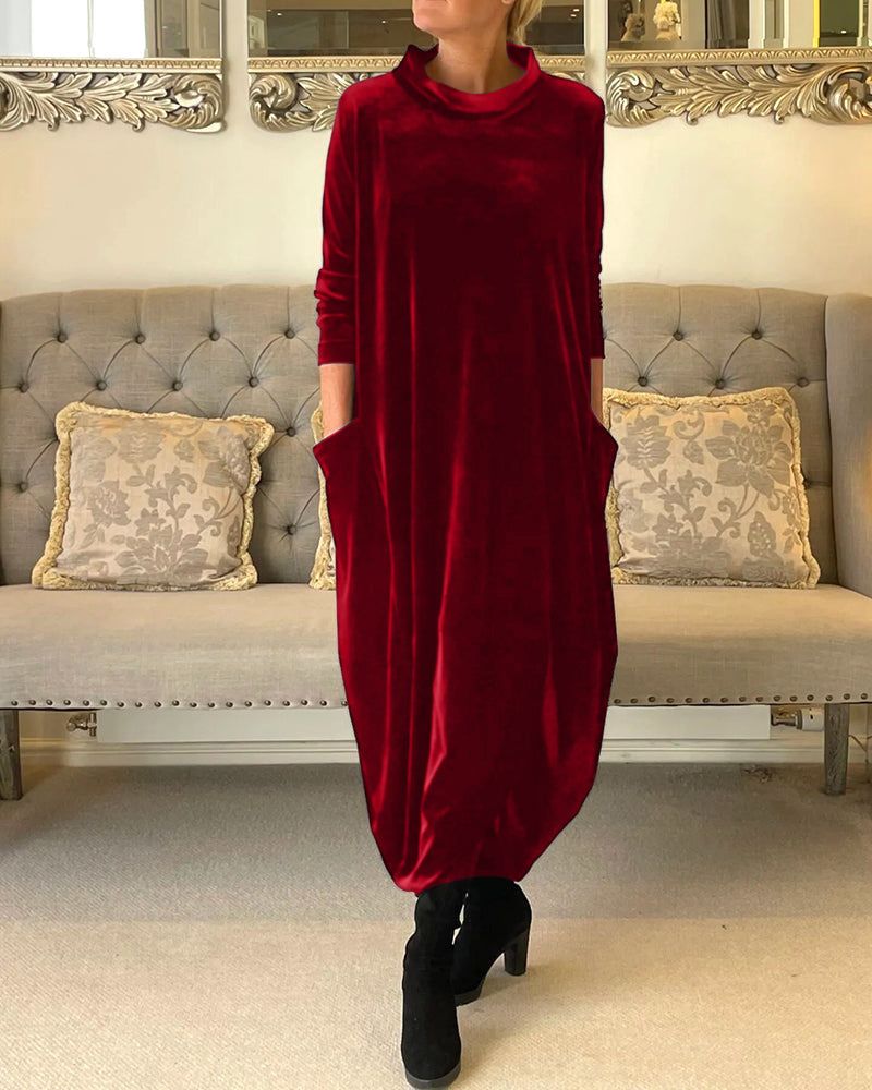 Luciana | Velvet Maxi Dress