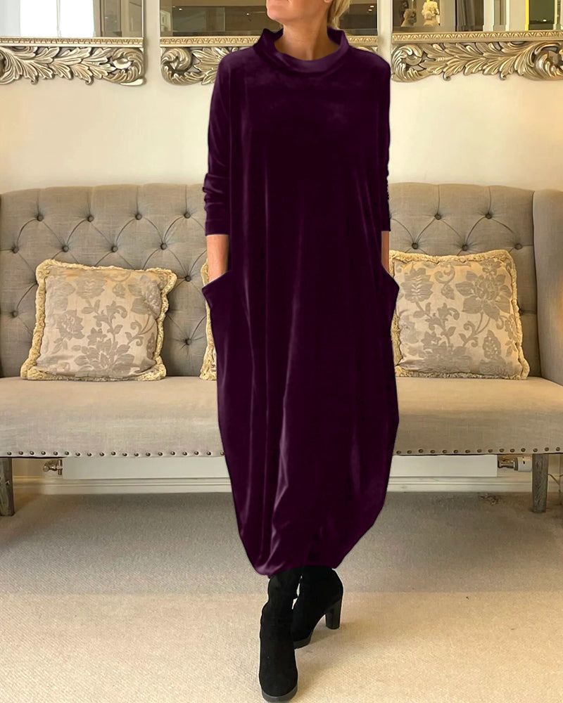 Luciana | Velvet Maxi Dress