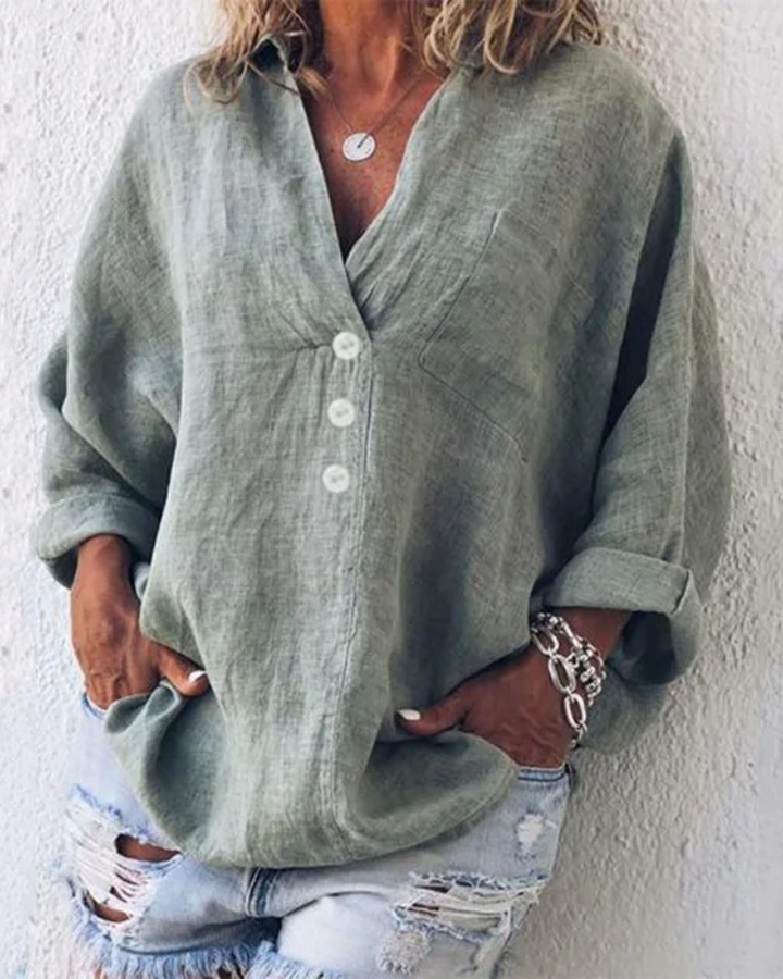 Monroe | Relaxed Linen Blouse