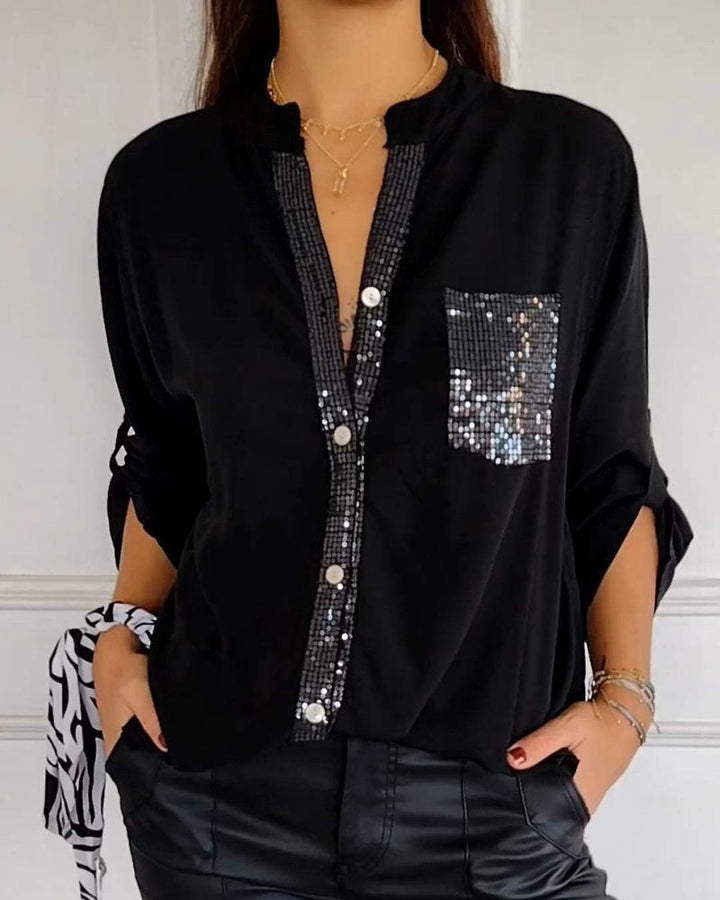 Sienna | Sequin Detail Blouse