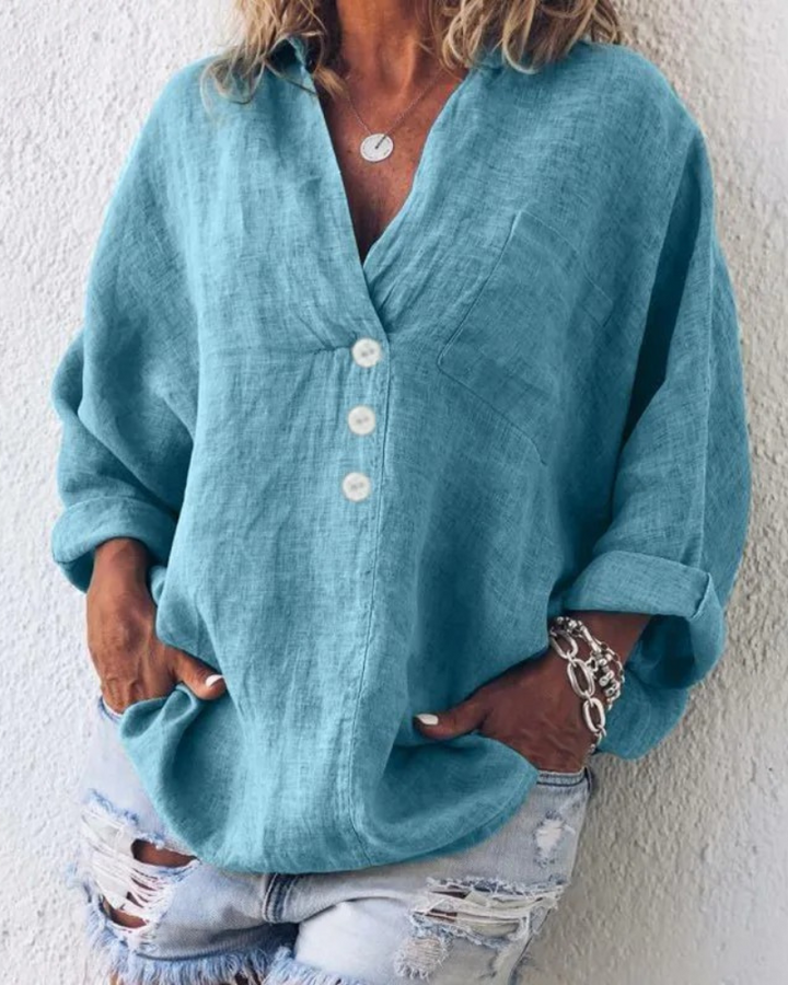 Monroe | Relaxed Linen Blouse