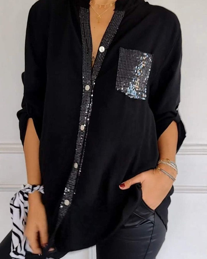 Sienna | Sequin Detail Blouse