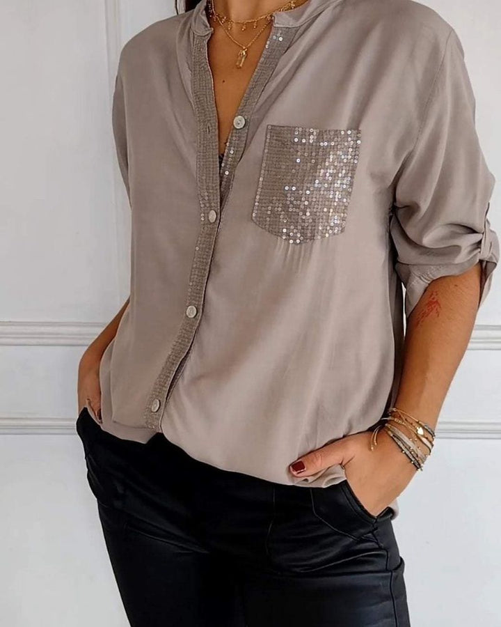 Sienna | Sequin Detail Blouse