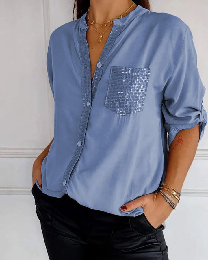 Sienna | Sequin Detail Blouse