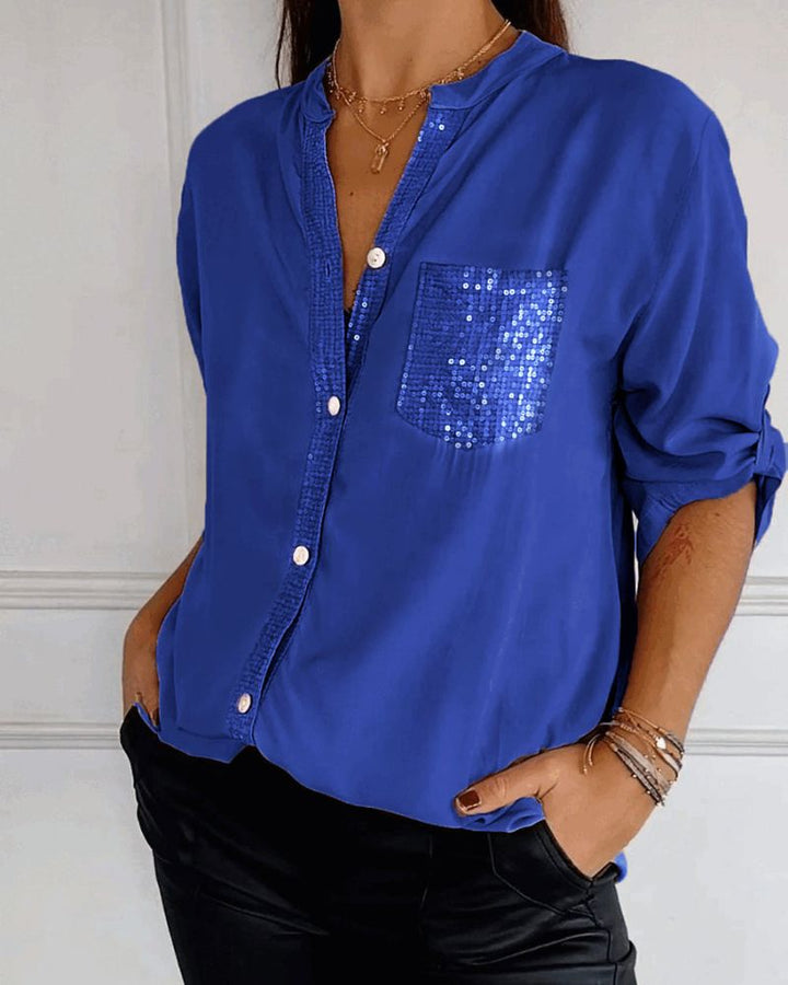 Sienna | Sequin Detail Blouse