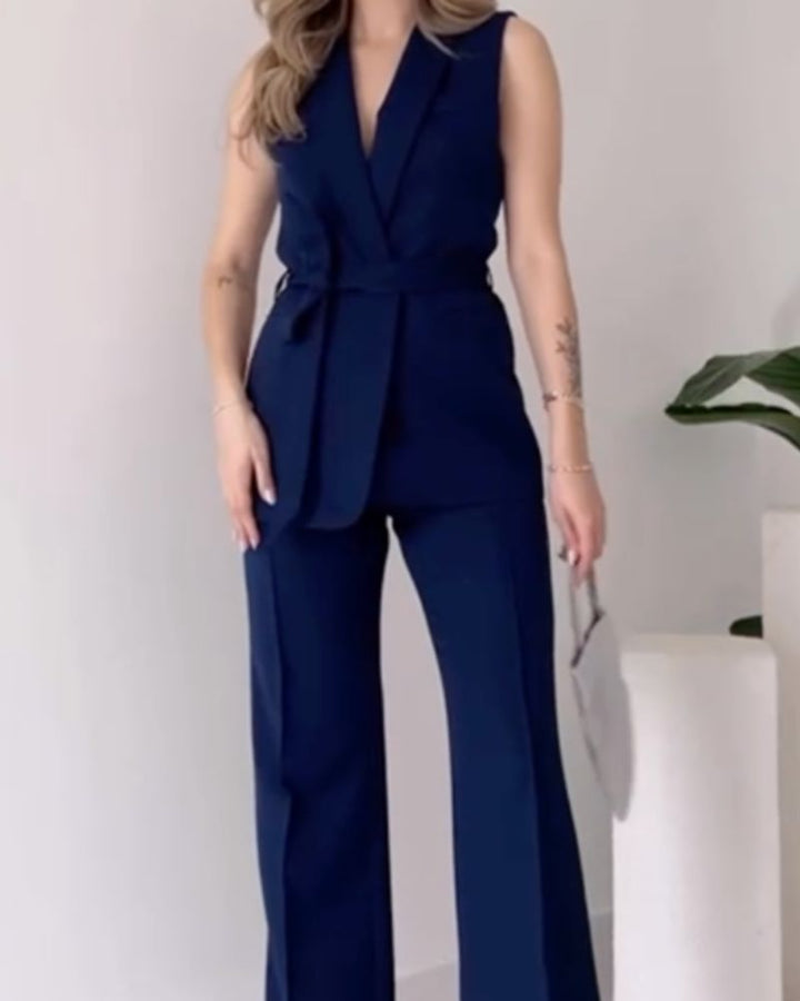 Valentina | Sleeveless Suit Set