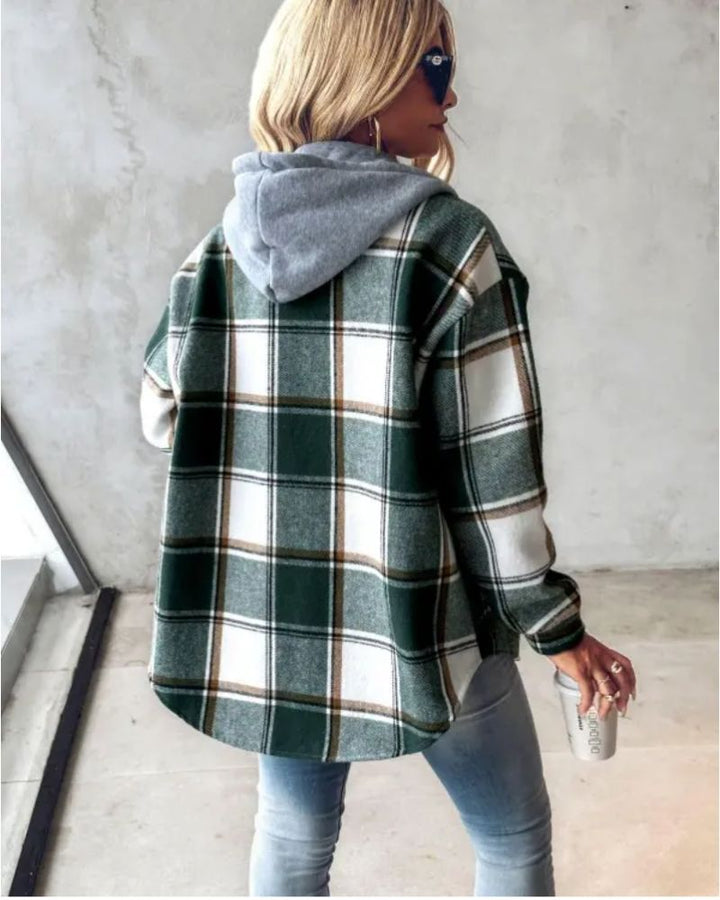 Zarina | Plaid Fleece Shacket