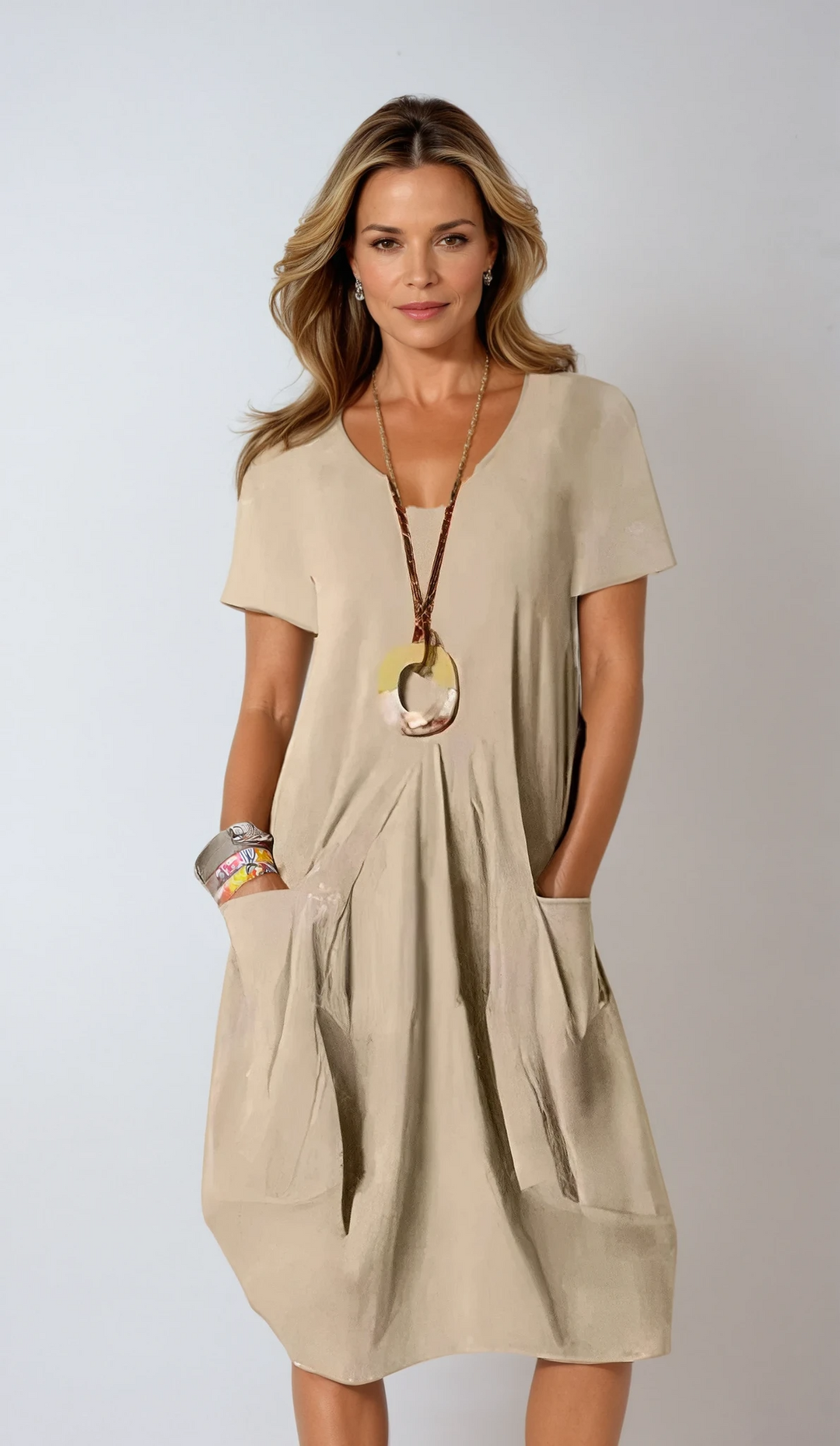 Ludmila | Casual Linen Dress