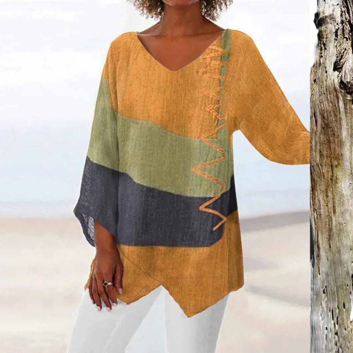 Marina | Colorblock Boho Tunic