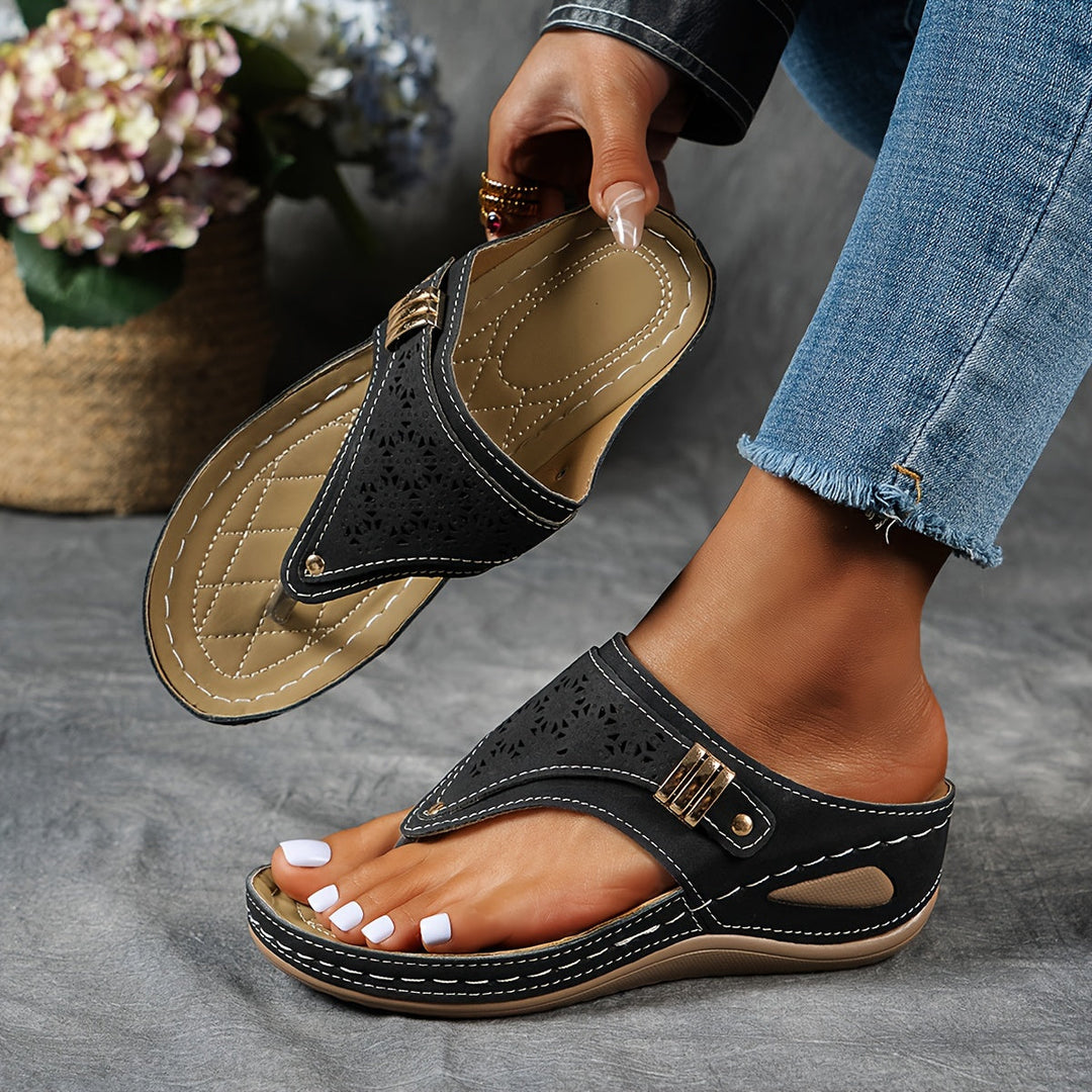 Soraya | Boho Chic Wedge Sandals