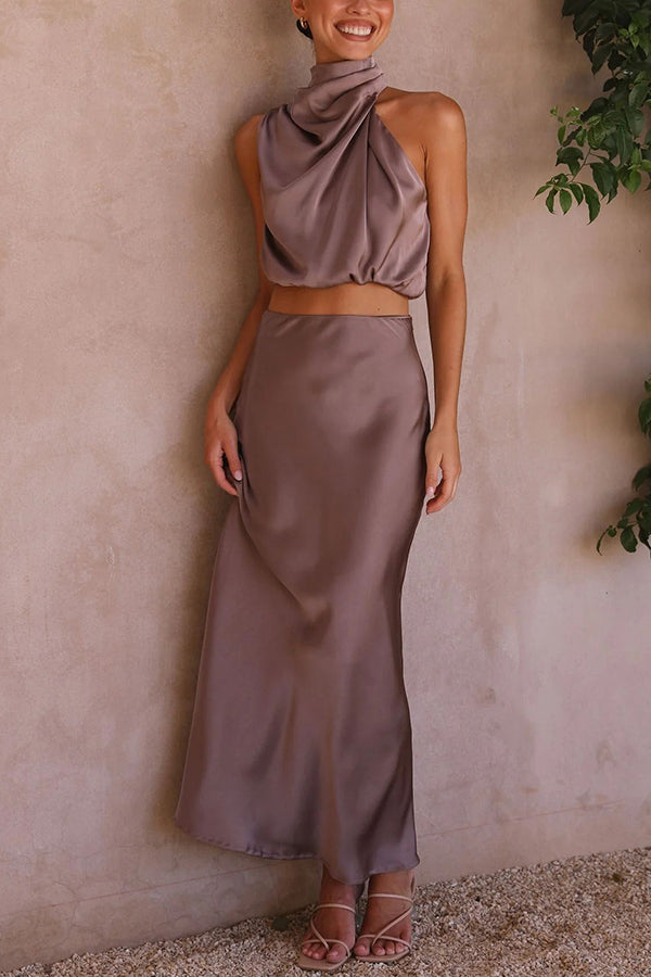 Flor | Satin Drape Set